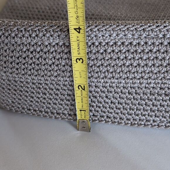 The Sak -Double Woven Macrame Crochet Shoulder Bag - Picture 10 of 13